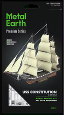 Fascinations Metal Earth USS Constitution 3D Steel Model Kit PS2002