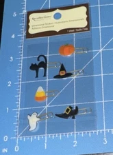 Recollections Halloween Scrapbooking Stickers -3D Paper Clips Journal Stationary