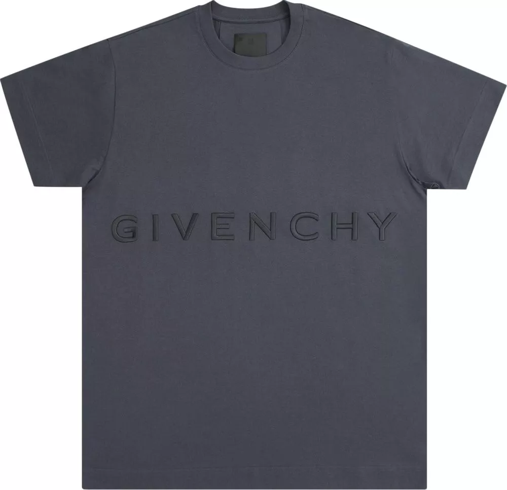 Givenchy T-Shirt With Logo of Woven Embroidery Night Blue