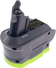 V6 Adapter for Ryobi 18V Lithium Battery Convert to for Dyson V6 Absolute Motohe