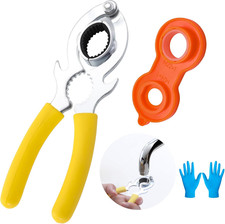 2Pcs Faucet Aerator Removal Wrench with Gloves,Faucet Bubbler Wrench Kit,Faucet