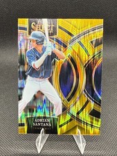 2024 Panini Select - Premier Level Adrian Santana #22 Gold Flash Prizm /10 (RC)