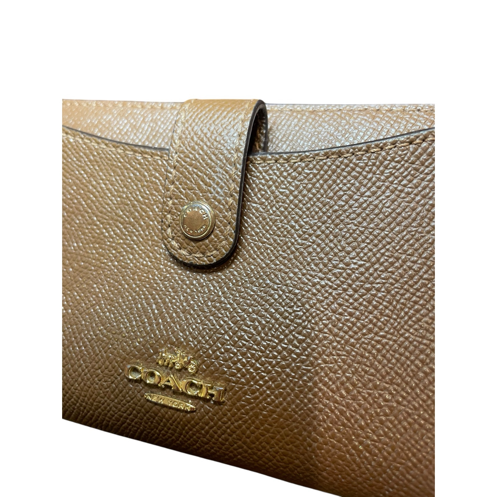 Coach Multifunction Wallet Large Brown Leather C … - image 6