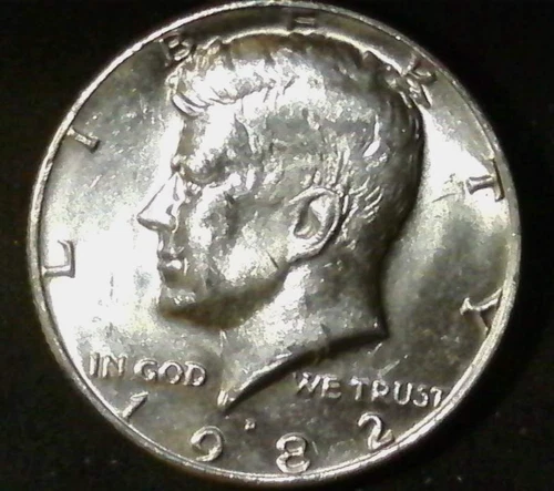 1982-D  Kennedy Half GEM-BU BETTER DATE #E1