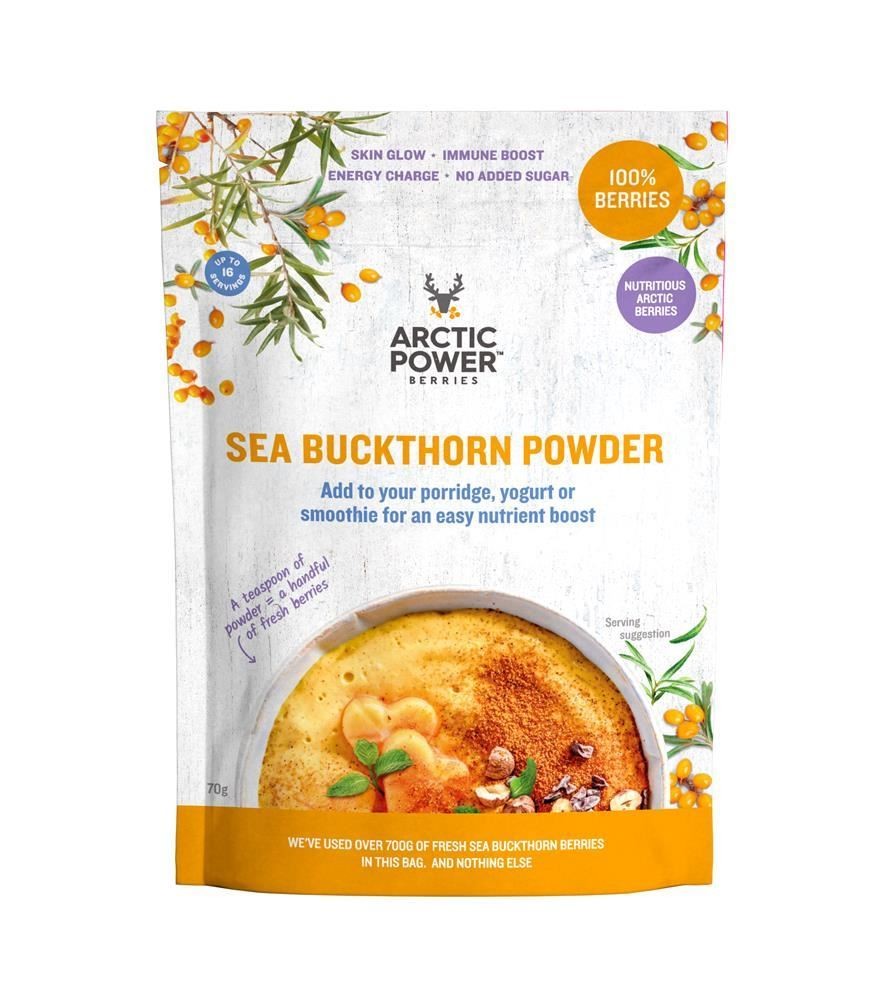 Arctic Power Berries 100% Sea Buckthorn Powder 70g - Image 2