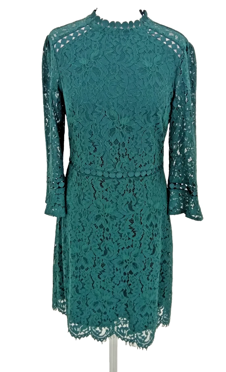 chinese dress ladies Oasis Teal Lace Dress – OWNI main image 1