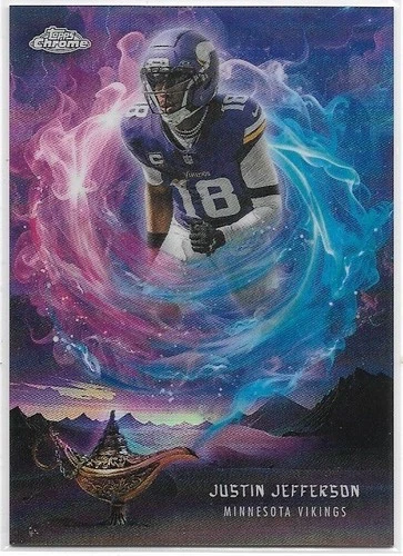 2025 Topps Chrome Justin Jefferson Base (RAW)