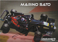 Marino Sato, F3, świetna karta Ag, oryginalnie podpisana, os. zbierane