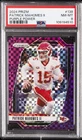 2024 PANINI PRIZM PURPLE POWER #138 PATRICK MAHOMES II 44/49 PSA 8