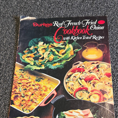 Durkee Real French Fried Onion Cookbook w/ Kitchen Tested Recipes, Multicolor