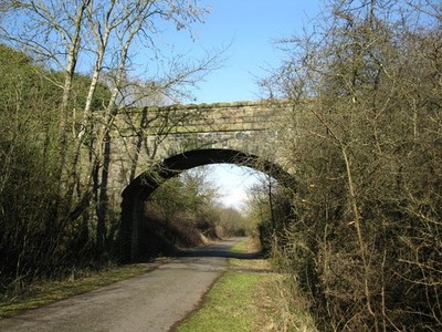 Photo A2 St. Ivel Way Footbridge Warmley A substantial footbridge over t c2010