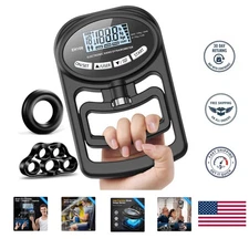 Ergonomic Digital Grip Strength Tester - 19 User Capacity, Rechargeable