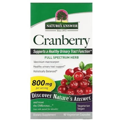 Natures Answer Cranberry, Capsules - 90 vcaps (210,00 EUR/kg)