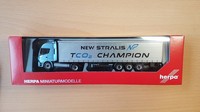 "Herpa 312271 -1/87 Iveco Stralis Np 460 Gardinenplanen-Sz \"New Stralis TCO2 Ch.\""