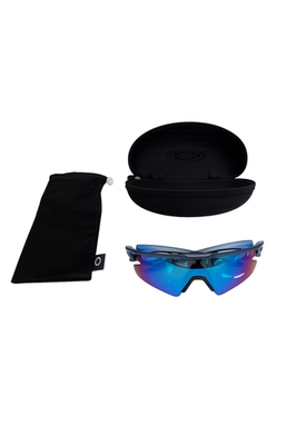 Oakley Sphaera Slash Sunglasses Matte Stonewash Blue Prizm