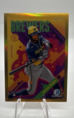 2024 Bowman Chrome - Bowman Ascensions Jackson Chourio #BA-2 Gold Refractor /50