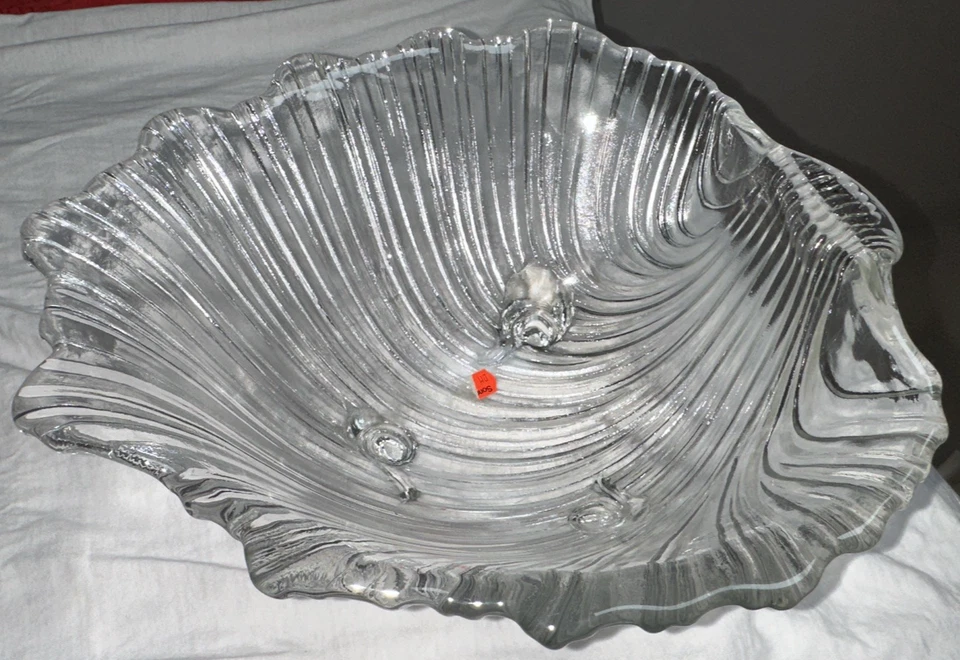 Große Salatschüssel Obstschale Muschel Form ca.28 cm ca. 27cm * ca. 13cm neu