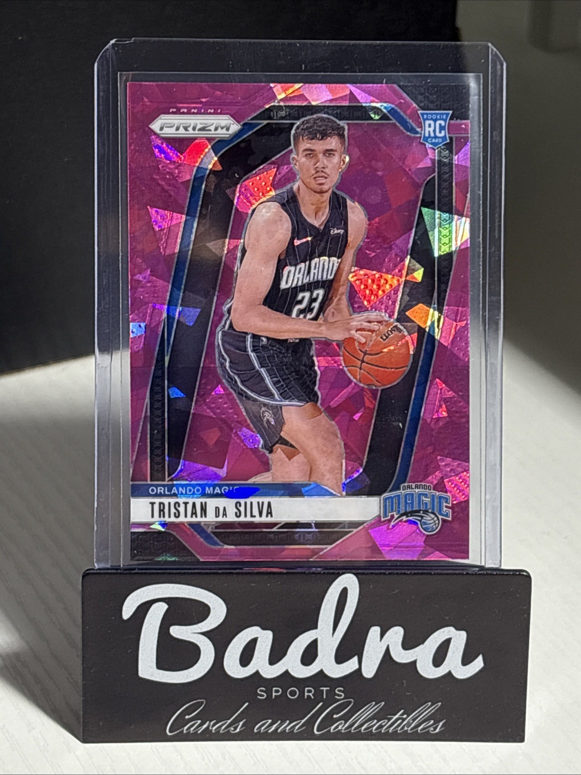 2024-25 Panini Prizm #256 Tristan da Silva (RC) Pink Ice Prizm