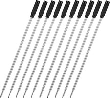 4.5'' Ballpoint Ink Pen Refills for Twist Pens,1mm Medium Tip, Compatible with C