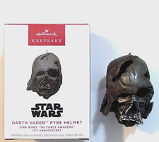 Hallmark 2025 Star Wars Force Awakens Darth Vader Pyre Helmet Ornament Limited