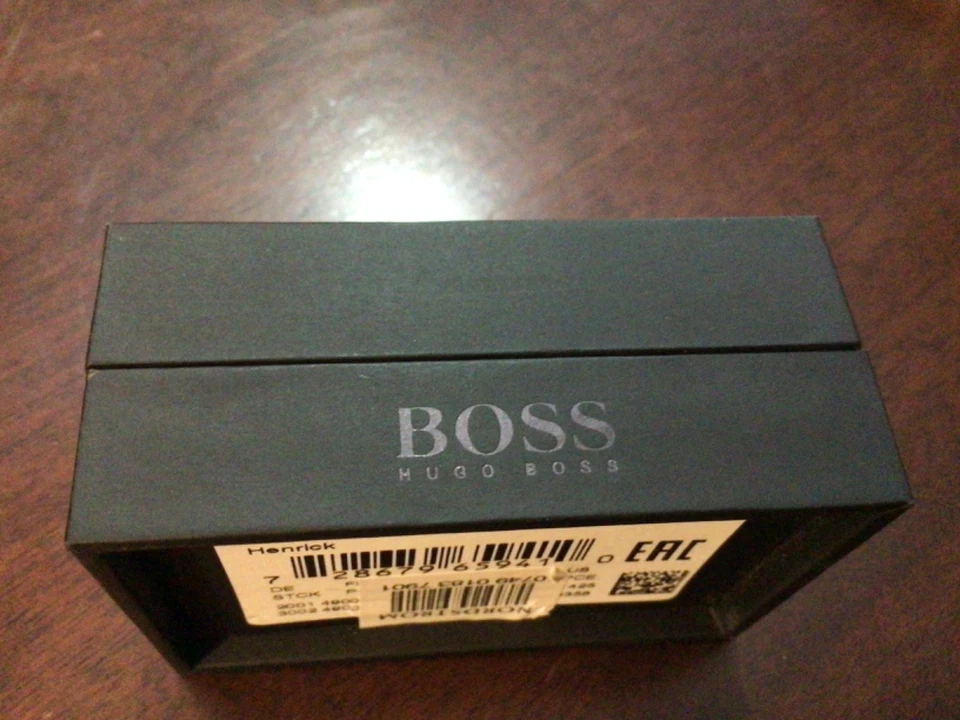 Gemelos rectangulares Hugo Boss con embalaje original Foto 4 de 4