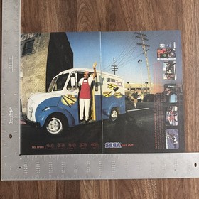 1997 Last Bronx SEGA Saturn Hard Stuff Print Ad Promo Art Ice Cream Truck