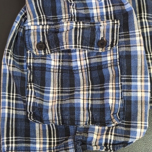 Beverly Hills Polo Club 34 Men's Blue & Black Plaid Cargo Multi Pockets Shorts - Picture 4 of 14