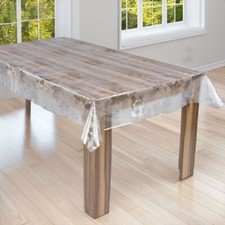 Laro Premium Line 0,3mm weich transparente Tischdecke Folie Transparent Gebl&uuml;mt