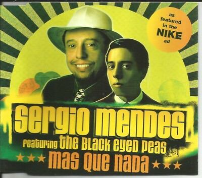 SERGIO MENDES w/ BLACK EYED PEAS mas Que Nada MASTERS AT WORK REMIX & EDIT CD 