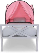 Privacy Pop Bed Tent Mini Bed Canopy Tents Portable Dream Tent for Kids and Adul