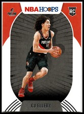 CJ Elleby #250 2020-21 NBA Hoops Rookie Blazers B0162A