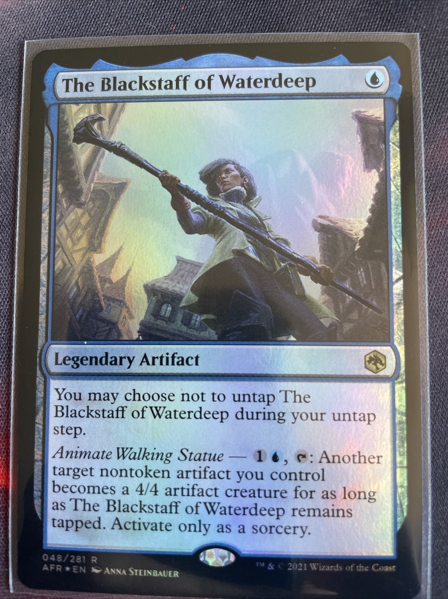 MTG The Blackstaff of Waterdeep Adventures in the Forgotten Realms 048/281  Foil | eBay