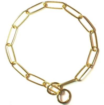 DO&G 66 cm (26") 3MM Brass Fur Saver Dog Collar