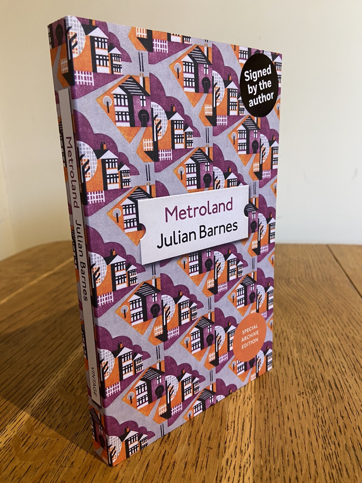 Metroland: Special Archive Edition by Julian Barnes 2016 SIGNED UK PB 1st
