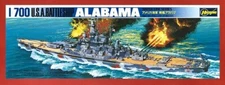 Hasegawa 49608 (608) 1/700 USN Battleship USS Alabama with waterline hull