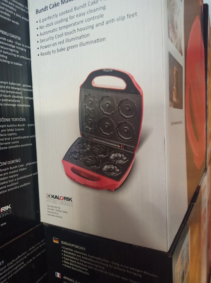 Gugelhupf Cake Maker Guglhupf Backautomat TKG CKM 1007 RD - Bild 2 von 4