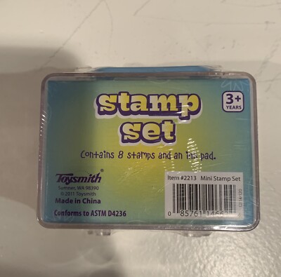 Toysmith Single Item Stamp Set ( Contains 8 Stamps + Ink Pad) from Little Folks