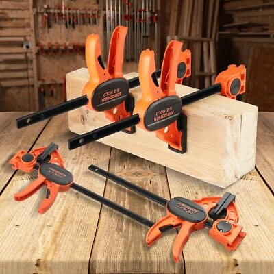 Jorgensen Schraubzwingen Set Profi Einhandzwingen 4 Stück, Spannweite 150mm - Bild 1 von 4