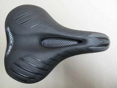Selle Montegrappa SMG Lyra Shock Gel City Sattel Trekking schwarz Neu 383gramm
