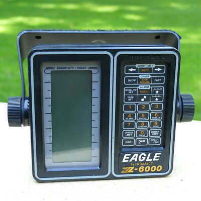 Eagle Z-6000 by Lowrange Fish Depth Finder Untested ~ Head Only