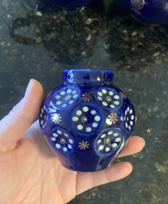 Vintage little vase. USSR. Used. Novgorod. Stamped