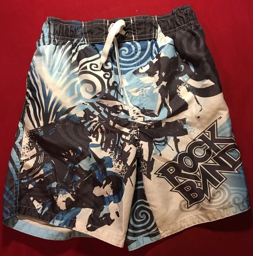 4 pr boys shorts & pr swim trunks sz 6 Rock Band, Ohs Kosh,Chaps, Arizona, Enyce - Picture 8 of 11
