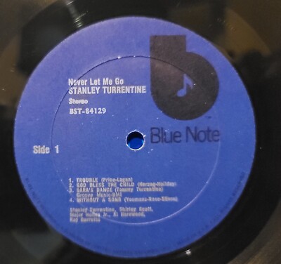 Stanley Turrentine/Never Let Me Go/Blue Note/BST84129/NM/RVG | eBay