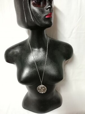 Collier Vintage Années 70 Signé C.F. - Bronze Et Nacre - Excellent état