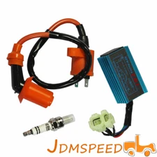 Scooter Performance Racing Ignition Coil + Spark Plug + Cdi Gy6 50cc 125cc 150c