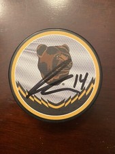 Ian Mitchell  Autographed Boston Bruins Reverse Retro Puck NHL