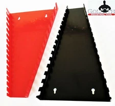 32 SLOT GOLIATH INDUSTRIAL MOUNTABLE WRENCH RACK HOLDER ORGANIZER TRAY RED/BLACK