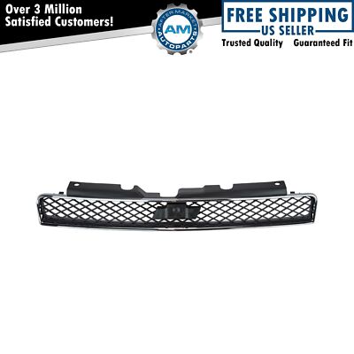 Grille Black & Chrome Upper for Chevy Impala Monte Carlo SS New
