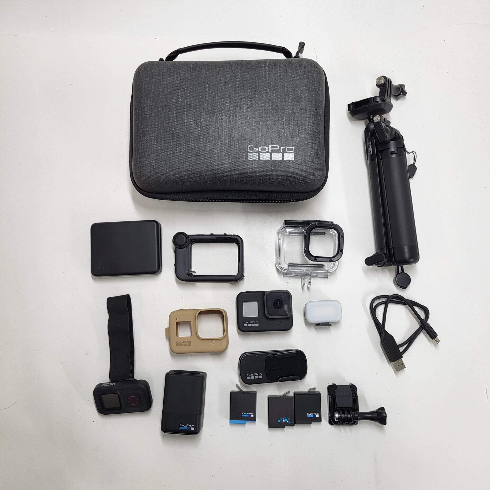 GoPro Hero8 Black 12MP 4K Action Camera Bundle with Accessories-image