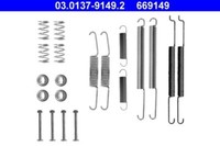ATE ZubehöRsatz Bremsbacken Hinten Vw, Skoda, Seat 03.0137-9149.2